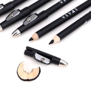 Lápis Preto Com Apontador Vivai