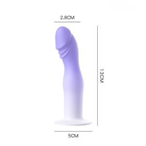 Penetrador Formato De Pênis 5.0 Silicone Líquido Vibe Toys