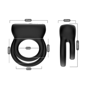 Anel Peniano Duplo Com 9 Modos De Vibração Vibe Toys