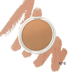 Pó Compacto Tons Escuros Linha Basic Green Safira Cosméticos