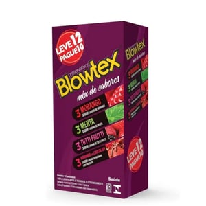 Preservativo Mix De Sabores Leve12 Pague10 Blowtex