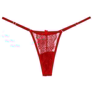 Calcinha Fio Dental Em Renda Com Regulagem Lateral Mil Toques