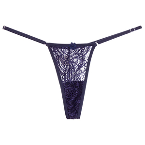 Calcinha Fio Dental Em Renda Com Regulagem Lateral Mil Toques