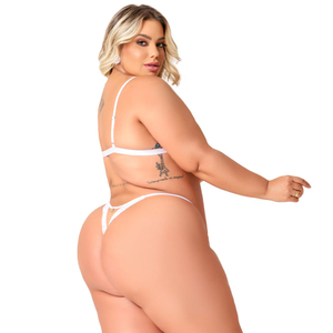 Conjunto Beijo Molhado Plus Size Coleção Kisses Tallyta Moda Apimentada