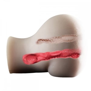 Masturbador Formato Bumbum Com ânus E Vagina Penetráveis Crazy Lion