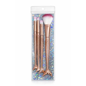 Kit 4 Pincéis Sereia Makeup Delicado Vibe Toys
