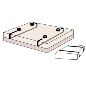 Kit De Bondage Para Cama Com 6 Peças Vibe Toys