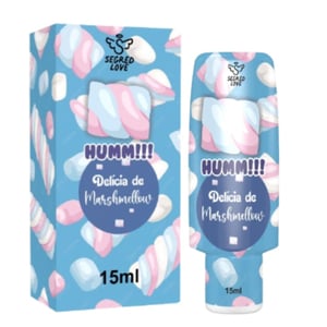 Humm Delícia De Marshmallow Gel Lubrificante Beijável 15ml Segred Love