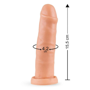 Protese Fogo Da Paixão 15,5 X 4,2cm Hot Flowers