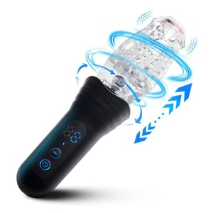 Masturbador Lanterna 9 Modos De Vai E Vem Rotação E Vibração