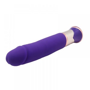 Vibrador Formato Pênis Recarregável Com Veias E Glande 10 Modos De Vibração Greedy Dong