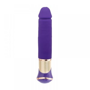 Vibrador Formato Pênis Recarregável Com Veias E Glande 10 Modos De Vibração Greedy Dong