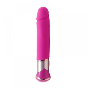 Vibrador Formato Pênis Recarregável Com Veias E Glande 10 Modos De Vibração Greedy Dong