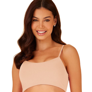 Sutiã Top Faixa Com Bojo Removível E Alça Fina Nayane