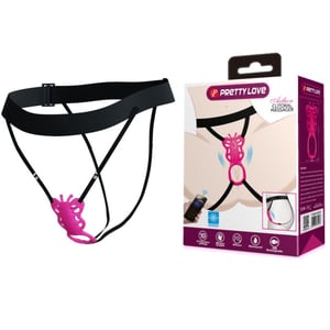 Cinta Ajustável Com Estimulador Clitoriano Com 10 Vibrações E Aplicativo Pretty Love