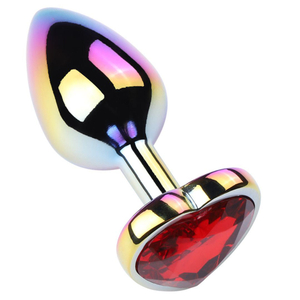 Plug Anal Colors Coração Médio Vibe Toys