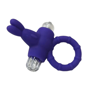 Anel Peniano Rabbit Em Silicone Flexível Com Vibração Vibe Toys