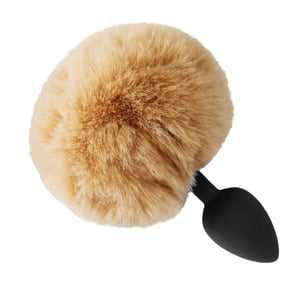 Plug Anal De Silicone Pequeno Com Rabo De Coelho