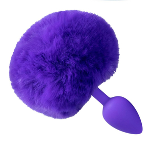 Plug Anal De Silicone Pequeno Com Rabo De Coelho