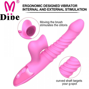 Vibrador Recarregável Vai E Vem 7 Modos De Vibração
