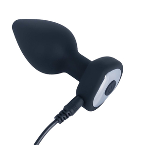 Plug Anal Formato De Coração Em Silicone 10 Modos De Vibração