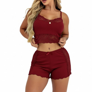 Babydoll Canelado Gabriella Suede Patitex