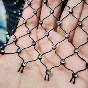 Cropped De Tela Com Strass Yaffa Lingerie