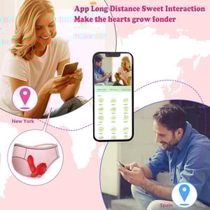 Vibrador Bud Flower 9 Vibrações E 9 Modos Vai E Vem App Control Vibe Toys