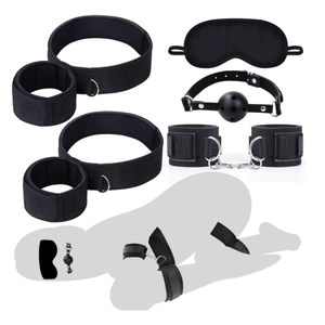 Kit Bondage Com Algemas E Tornozeleiras 5 Peças Vibe Toys