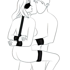 Kit Bondage Algemas De Pulso E Coxa Vibe Toys