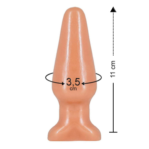Plug Anal Médio 11 X 3,5cm Prazer & Cia