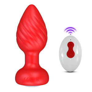 Plug Anal Escalonado Com Led 10 Vibrações E Controle Remoto Vibe Toys