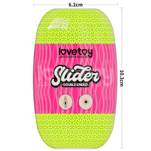 Masturbador Duplo ânus E Vagina Slider Vibe Toys