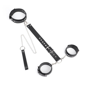 Kit Bondage Com Restrições Do Pescoço Aos Pulsos Vibe Toys