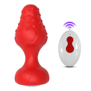 Plug Anal Em Silicone Com 10 Vibrações E Controle Remoto Vibe Toys