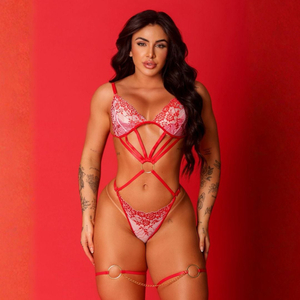 Body Radiante Com Argola Central E Perneira Mil Toques