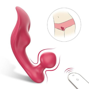 Vibrador De Calcinha Chomper Com Penetrador 9 Modos De Vibração Shande