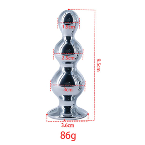 Plug Anal Escalonado Com Esferas Em Aço Com Pedra Na Base