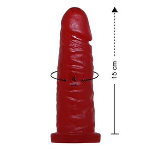 Prótese Realística Aromatizada Garanhão 14,8 X 4 Cm Prazer&cia 