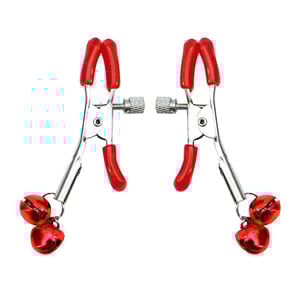 Grampos Colors Para Os Seios Com Adorno Em Metal Vibe Toys