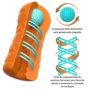 Masturbador Big Egg Victoria Com Texturas Massageadoras Pretty Love