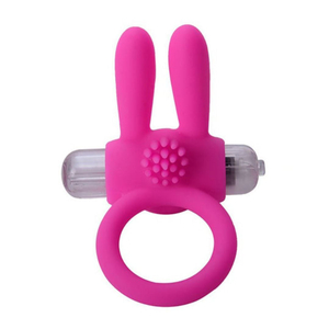 Anel Peniano Rabbit Com Cerdas Massageadoras E Vibração Vibe Toys