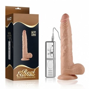 Prótese Realística Com Ventosa 3 Modos De Vibração Real Extreme 9.5 Lovetoy