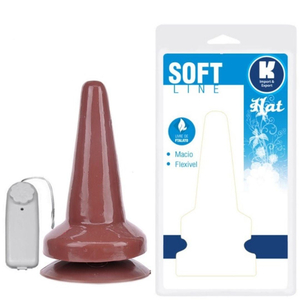 Plug Anal Com Vibro 14cm Soft Line Ktoy