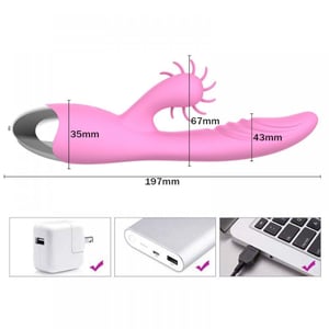 Vibrador Com Estimulador Simulador De Sexo Oral Dibe