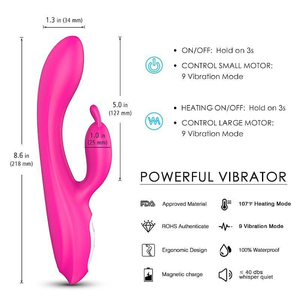  Vibrador Massageador Naughty 9 Modos De Vibração S-hande