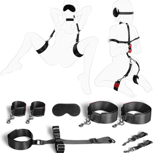 Kit Sado Bondage Com 8 Peças Vibe Toys