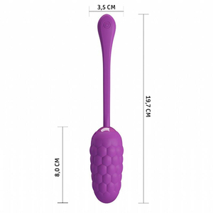 Cápsula Vibratória Marina Em Silicone 12 Modos De Vibração Pretty Love