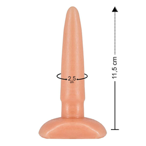 Plug Anal Maciço 11,5 X 2,5cm Prazer & Cia