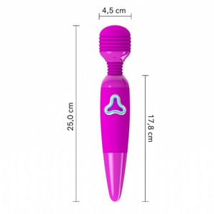 Vibrador Varinha Mágica Body Wand 7 Modos De Vibração Pretty Love
